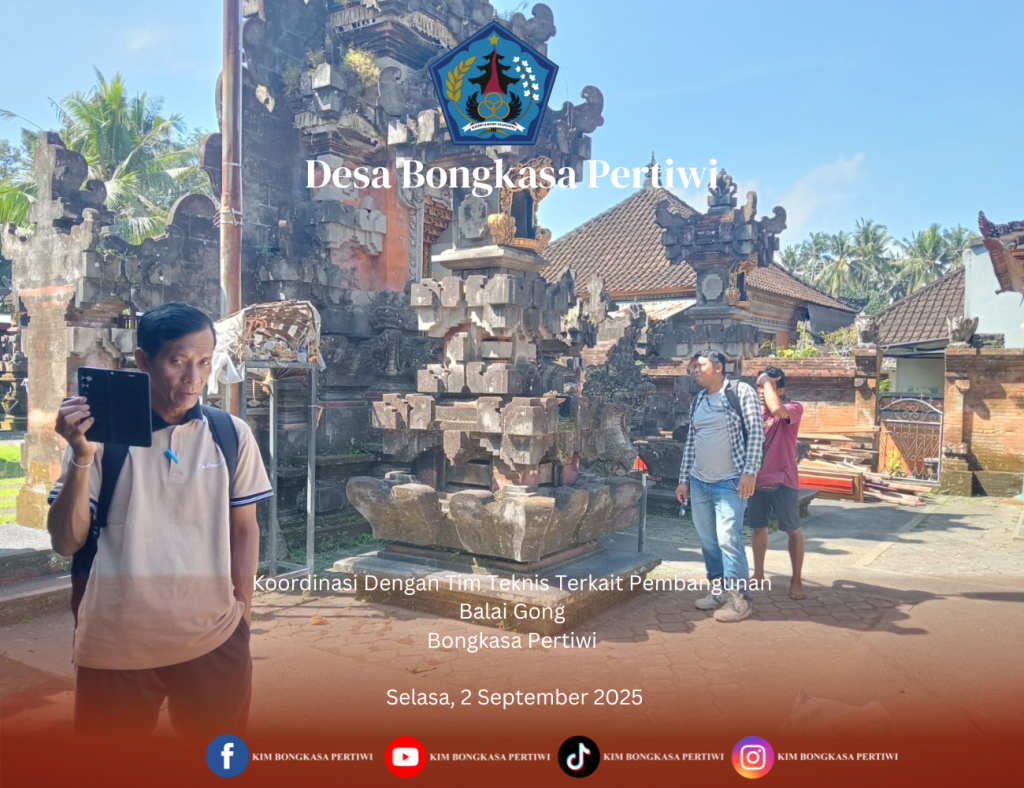 Koordinasi Dengan Tim Teknis Terkait Pembangunan Balai Gong